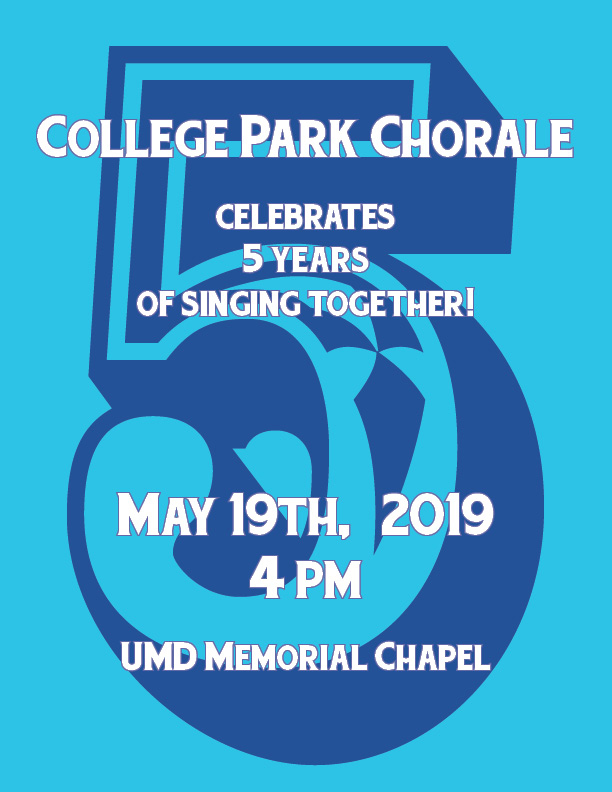 College Park Chorale Celebrates Fifth Season!